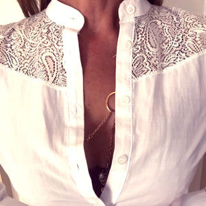 Collezione Oversized Button Down White Shirt